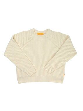 Yellow Label Co Wool Blend Sweater in Ivory
